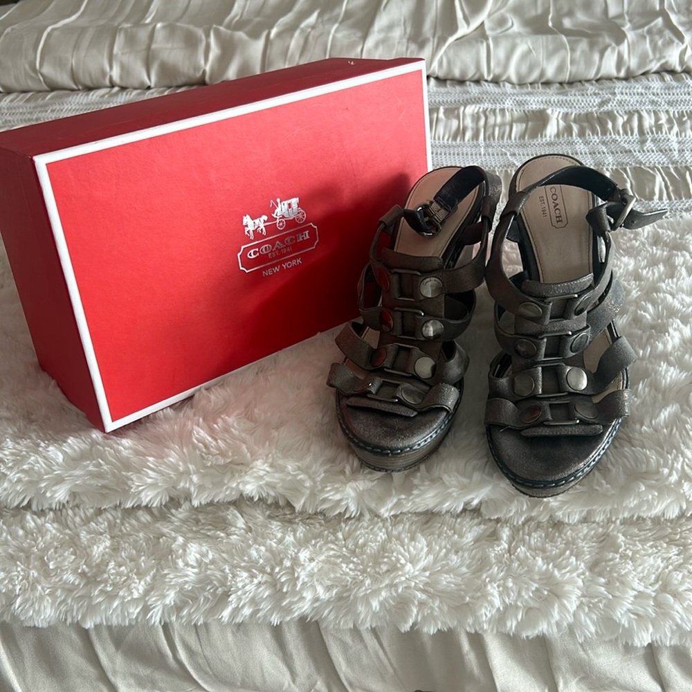 Coach Wedge Sandals